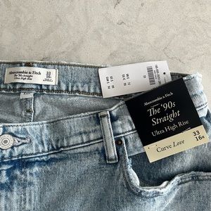 Abercrombie Curve Love Ultra High Rise Jeans